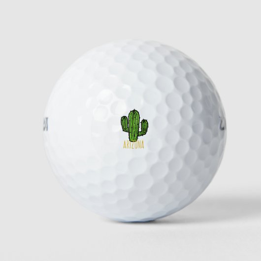 Arizona Cactus - AZ Souvenir Golfball (Vorderseite)
