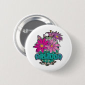 Arizona Cactus Blooms Button (Vorne & Hinten)