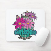 Arizona Cactus Blooms Mousepad (Mit Mouse)