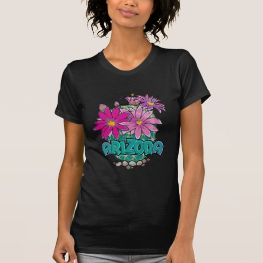 Arizona Cactus Blooms T-Shirt (Vorderseite)