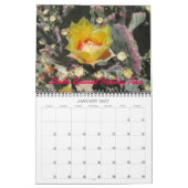 Arizona Cactus Blume Calendar Kalender (Jan 2027)