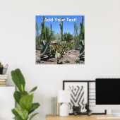Arizona Cactus Garden Poster (Heimbüro)