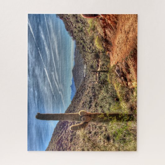Arizona Cactus Landschaftlich Puzzle (Vertikal)