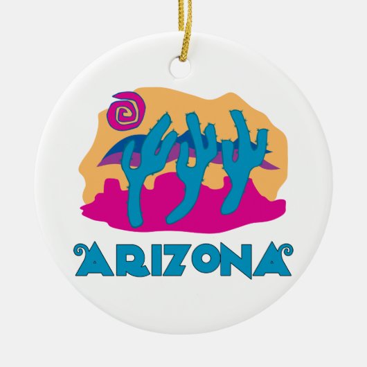 Arizona Cactus Ornament (Vorne)