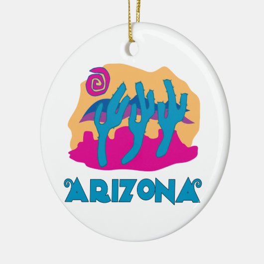 Arizona Cactus Ornament (Links)