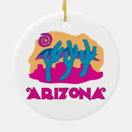 Arizona Cactus Ornament (Hinten)