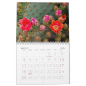 Arizona Cactus | Wüstenblooms wählen Sie Ihr Jahr Kalender (Jan 2026)