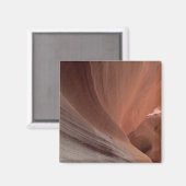 ARIZONA - Canyon E - Roter Felsen - Obere Antilope Magnet (Vorderseite/Rückseite)