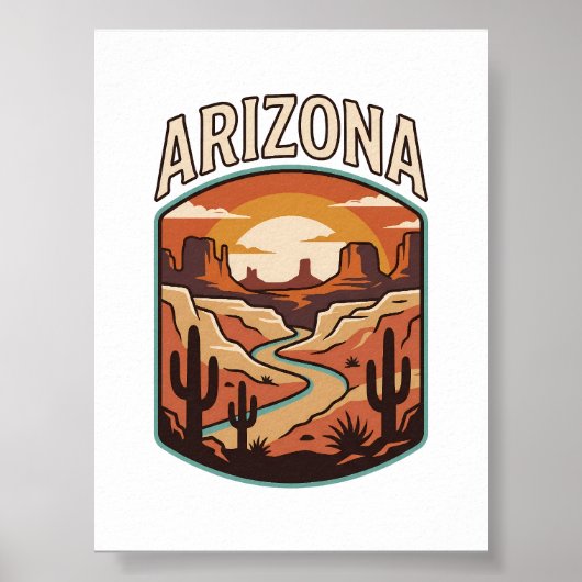 Arizona Canyon Heritage Poster (Vorne)