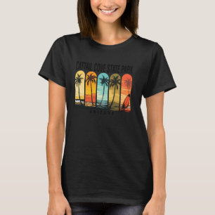 Arizona Cattail Cove State Park Männer Strand Reit T-Shirt