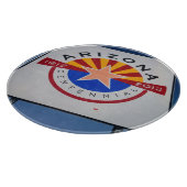 Arizona Centennial Sign Cutting Board Schneidebrett (Ecke)