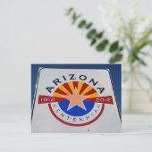 Arizona Centennial Sign Postcard Postkarte (Stehend Vorderseite)