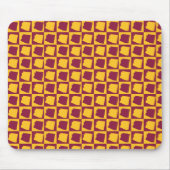 Arizona Checkered Maroon and Gold Pattern Mousepad (Vorne)