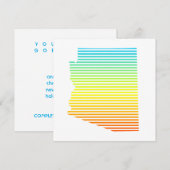 Arizona-Chill-Fade Einladung (Vorne/Hinten)