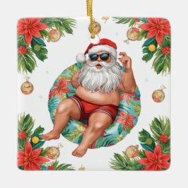 Arizona Christmas themed Pool Party Keramikornament