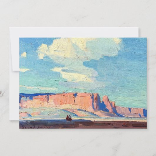 Arizona Clouds von Edgar Payne Dankeskarte (Vorderseite)