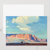 Arizona Clouds von Edgar Payne Dankeskarte (Vorne/Hinten)