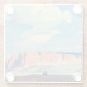 Arizona Clouds von Edgar Payne Glasuntersetzer (Rückseite)
