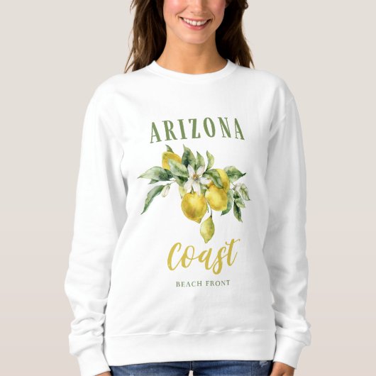 Arizona Coast Beach Front - Wüste Lemon Art Sweatshirt (Vorderseite)