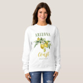 Arizona Coast Beach Front - Wüste Lemon Art Sweatshirt (Vorne ganz)