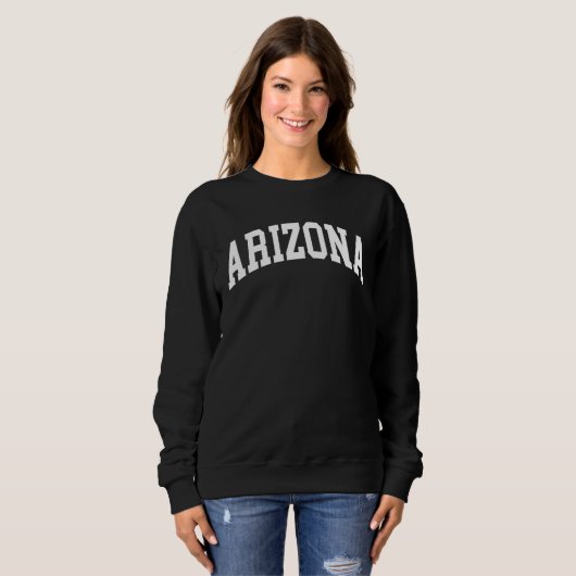 Arizona College Font Proud American USA Patriot St Sweatshirt (Vorne ganz)