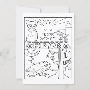 Arizona Color Me Collage Einladung