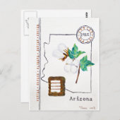 Arizona Cotton Postkarte (Vorne/Hinten)