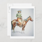 Arizona Cowboy, 1901 Postkarte (Vorne/Hinten)