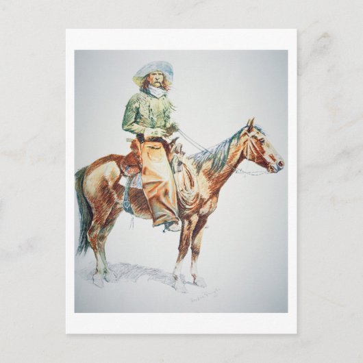 Arizona Cowboy, 1901 Postkarte (Vorderseite)