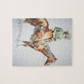 Arizona Cowboy, 1901 (Zeichenstift auf Papier) Puzzle (Horizontal)