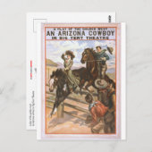 Arizona Cowboy Postcard Postkarte (Vorne/Hinten)