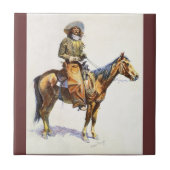 Arizona Cowboy Remington Tile Fliese (Vorderseite)