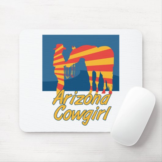 Arizona CowGirl Mousepad (Mit Mouse)