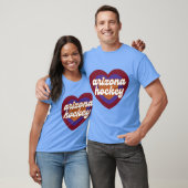 Arizona Coyotes Inspiriert Hockey Heart T-Shirt (Unisex)