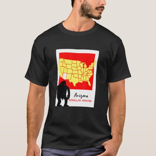 Arizona Cryptid-Zuhause des Mogollon-Monsters T-Shirt (Vorderseite)