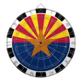 Arizona Dartboard USA & Arizona Flag / Spielbrett Dartscheibe (vorne)