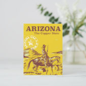 Arizona, das uralte Reiseplakat für Kupferkrüge un Postkarte (Stehend Vorderseite)