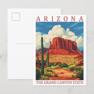 Arizona der Grand Canyon Staat USA Reiseort Postkarte