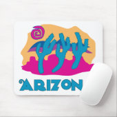 Arizona Desert Blue Mousepad (Mit Mouse)