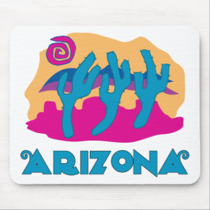 Arizona Desert Blue Mousepad