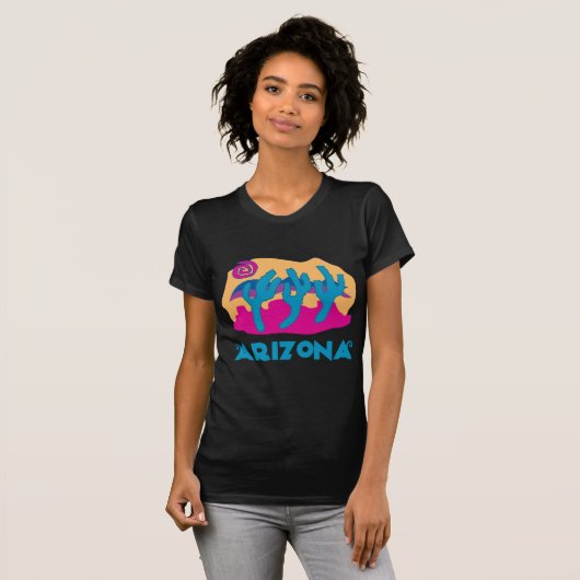 Arizona Desert Blue T-Shirt (Vorne ganz)