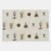 Arizona Desert Cacti Geschenkpapier Set (Vorderseite 3)