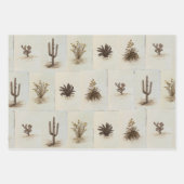 Arizona Desert Cacti Geschenkpapier Set (Vorderseite)