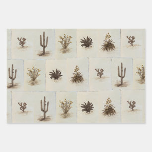 Arizona Desert Cacti Geschenkpapier Set