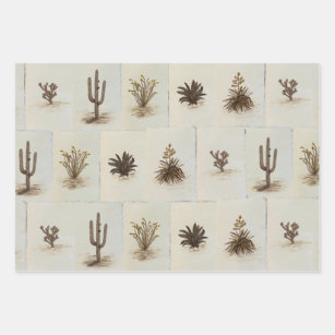 Arizona Desert Cacti Geschenkpapier Set