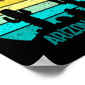 Arizona Desert Cactus Sunset Trip Kids  Poster (Ecke)