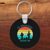 Arizona Desert Cactus Sunset Trip Kids Schlüsselanhänger (Vorderseite)