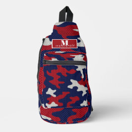 Arizona Desert Camo red blue red Crossbody Bag