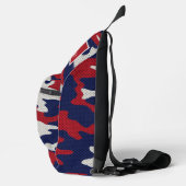 Arizona Desert Camo red blue red Crossbody Bag (Rechts)