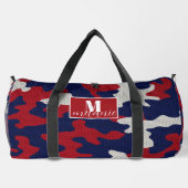 Arizona Desert Camo red blue red Duffle Bag (Rückseite)